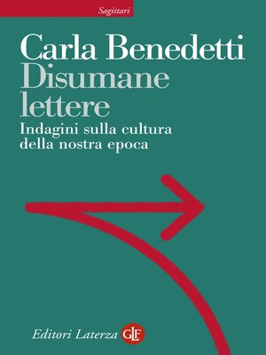 cover image of Disumane lettere